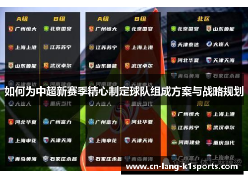 如何为中超新赛季精心制定球队组成方案与战略规划