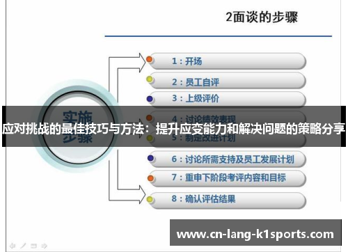 应对挑战的最佳技巧与方法:提升应变能力和解决问题的策略分享 应对挑战的最佳技巧与方法:提升应变能力和解决问题的策略分享