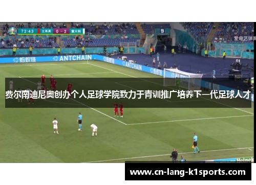 费尔南迪尼奥创办个人足球学院致力于青训推广培养下一代足球人才